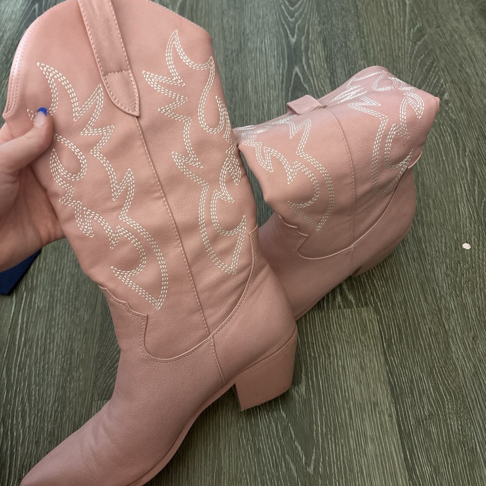 Altered state pink cowgirl boots